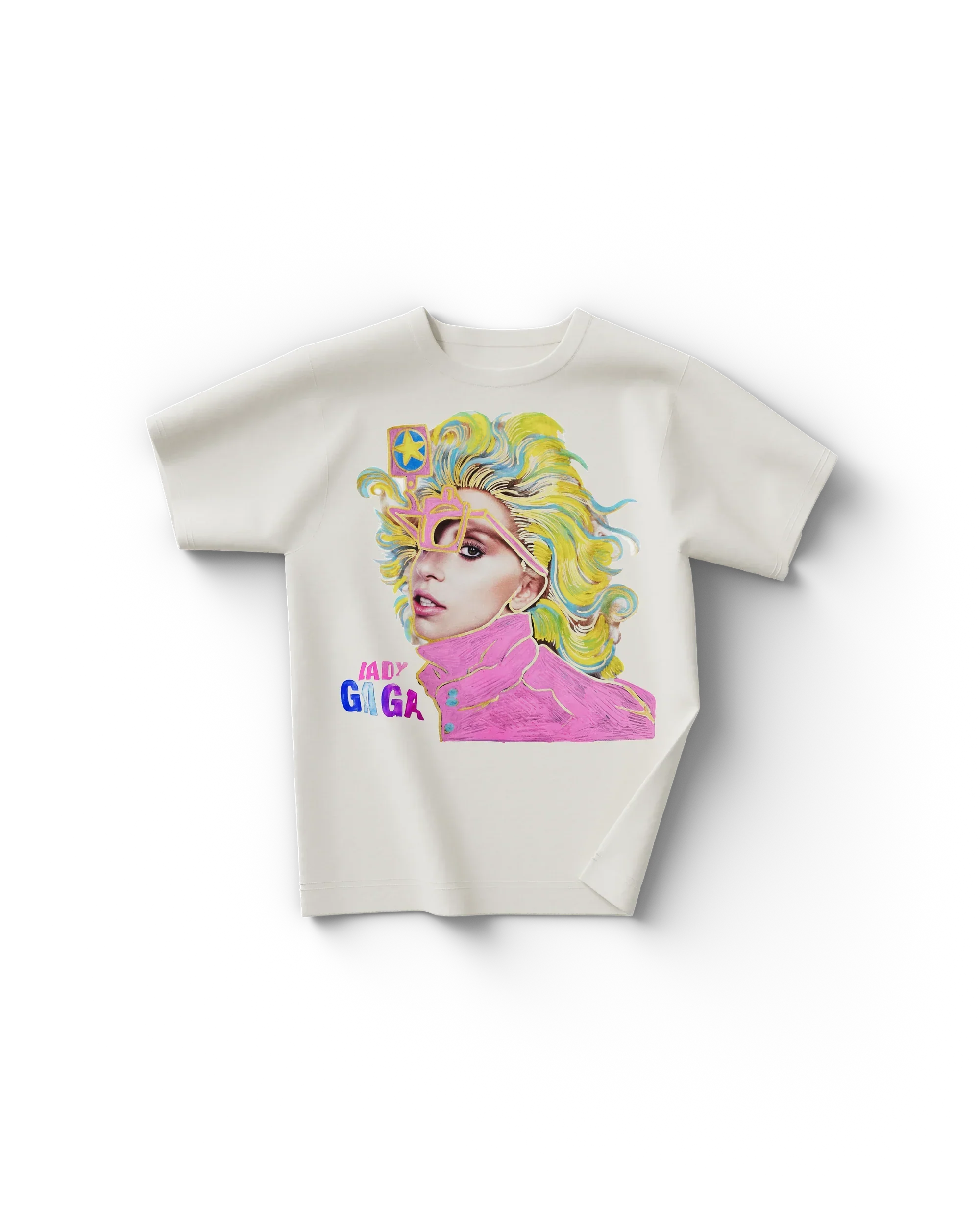 Lady Gaga ARTPOP Illustrated Glasses Limited T-Shirt