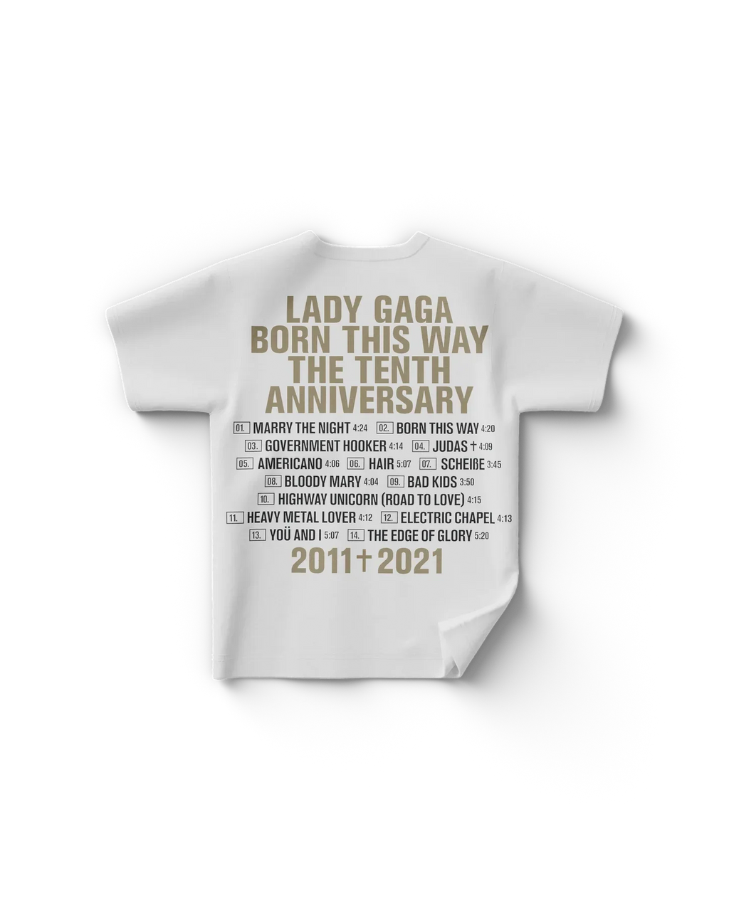 Motorcycle T-Shirt II Lady Gaga Official Limited Merch