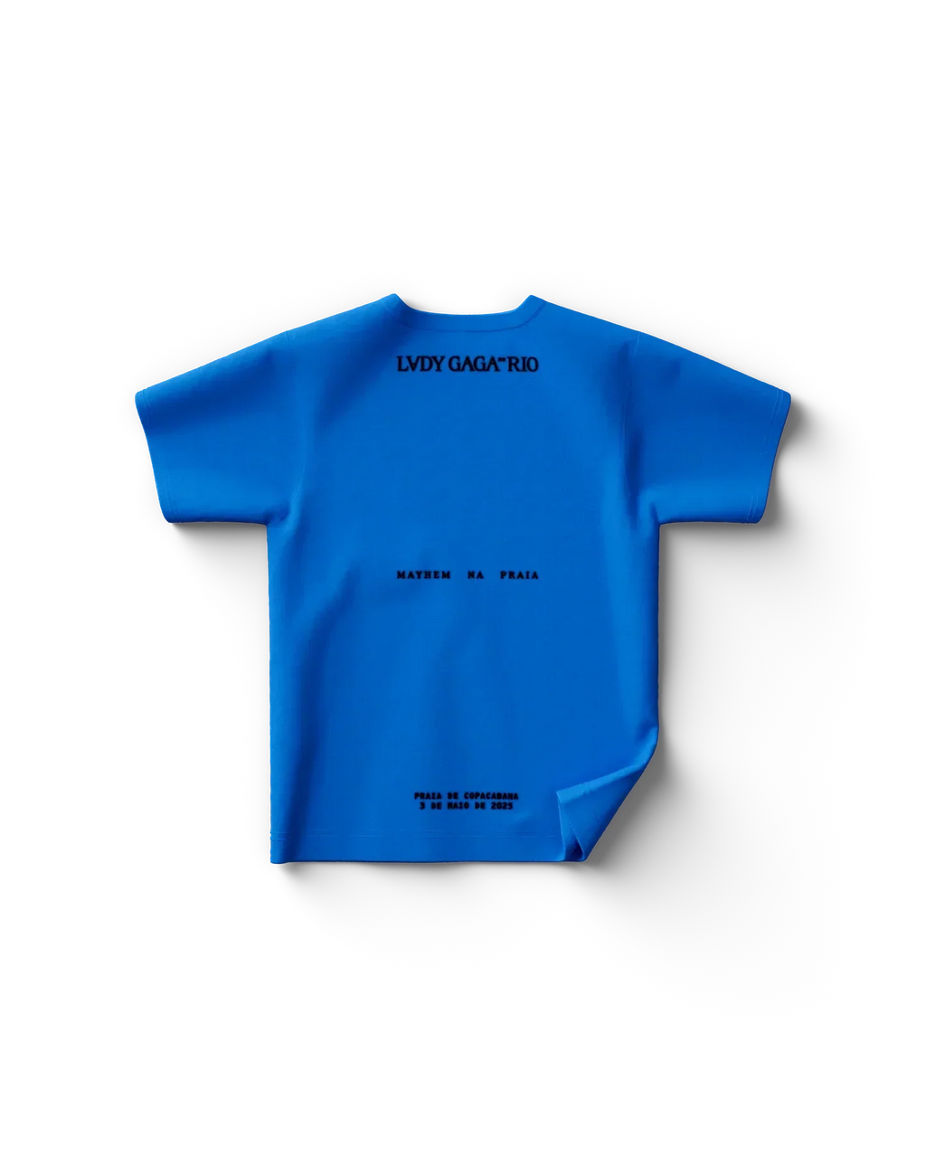 Blue Rio Silhouette T-Shirt Lady Gaga Official Limited Merch