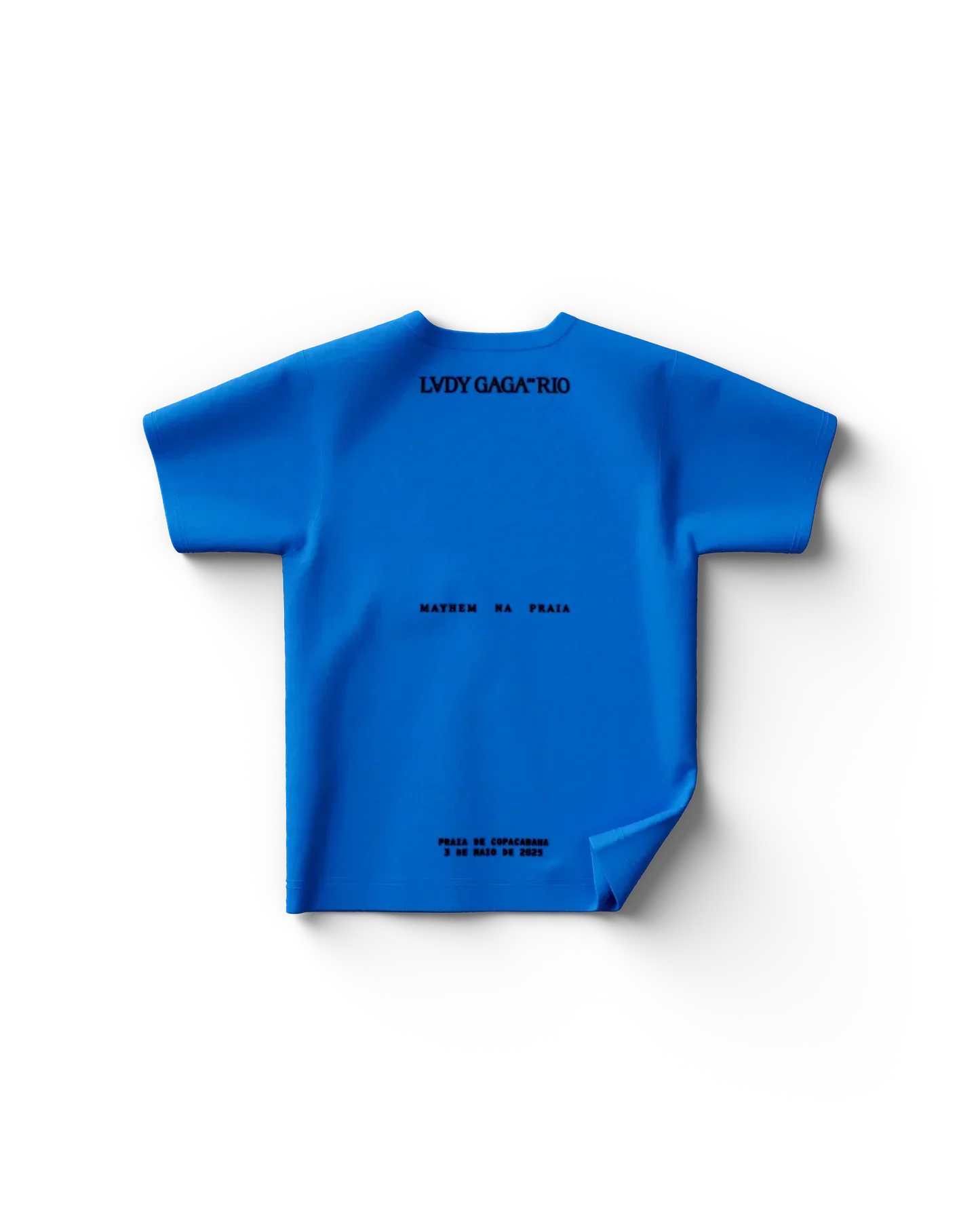 Blue Rio Silhouette T-Shirt Lady Gaga Official Limited Merch