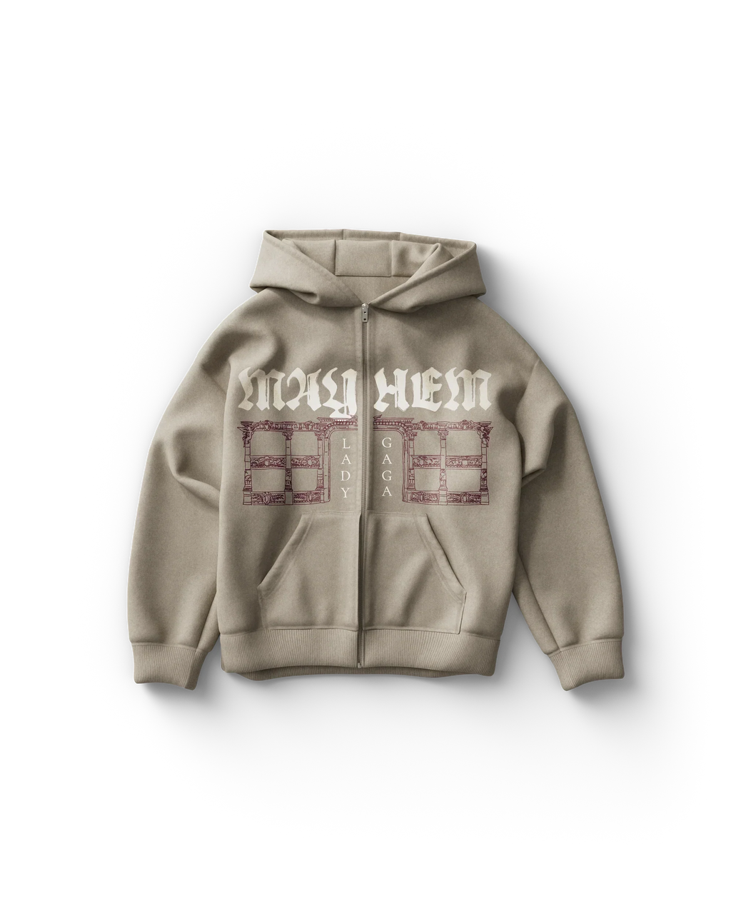Opera Haus Zipped Hoodie Lady Gaga Official Limited Merch