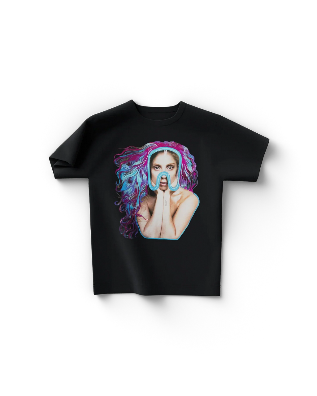 Lady Gaga ARTPOP Marker Collage Mask T-Shirt