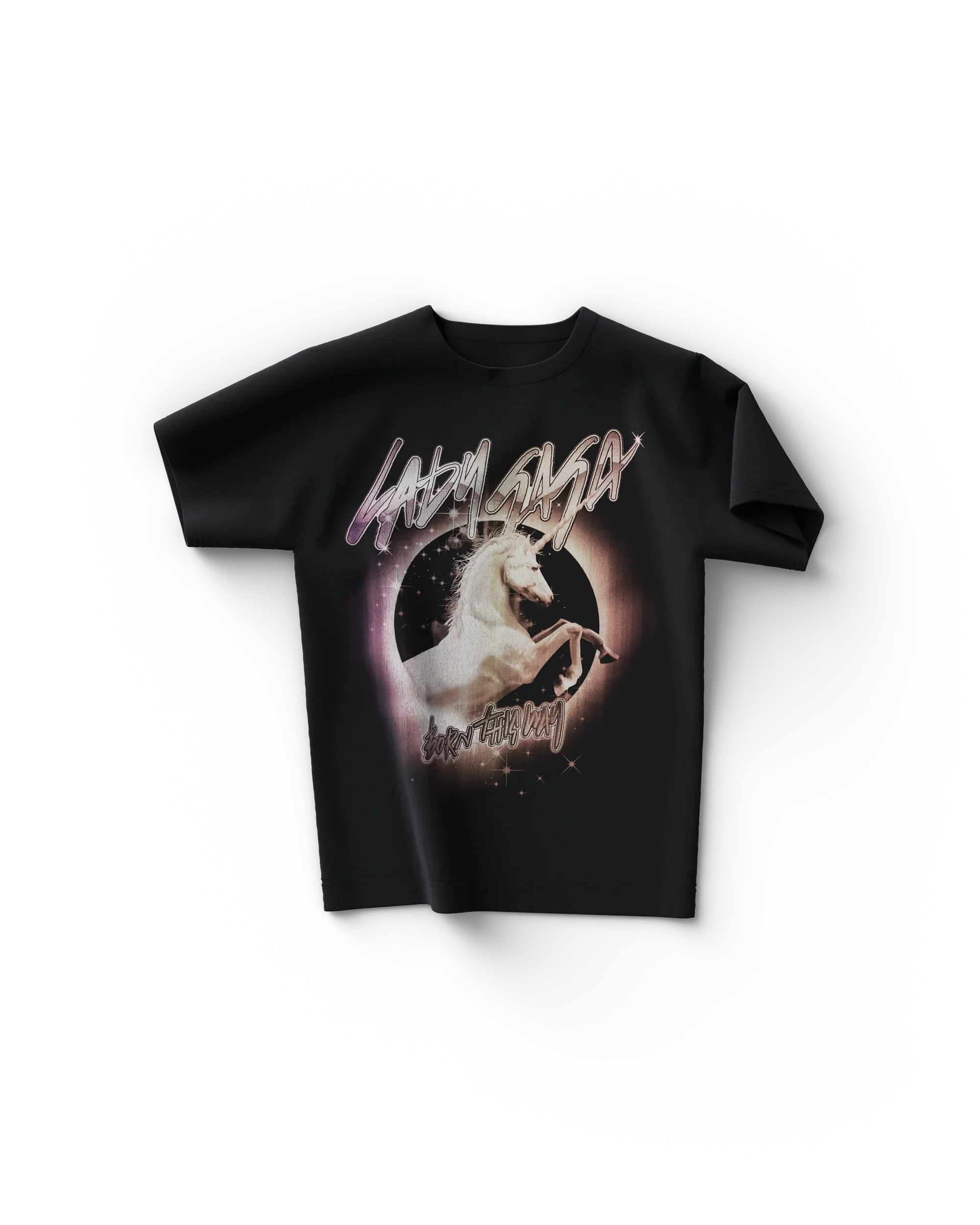 Lady Gaga Born This Way Unicorn Glow T-Shirt