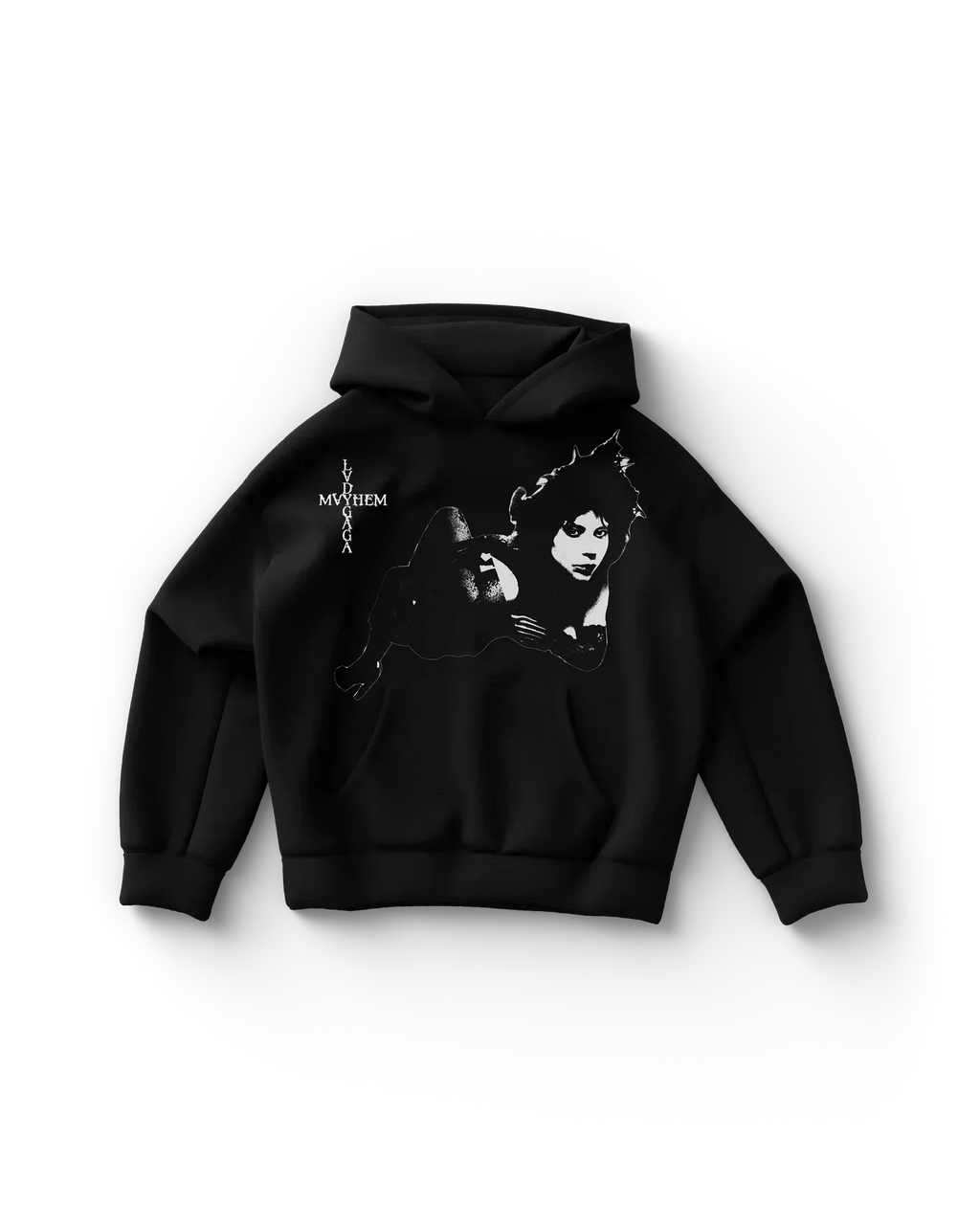 Contrast Tracklist Hoodie Lady Gaga Official Limited Merch