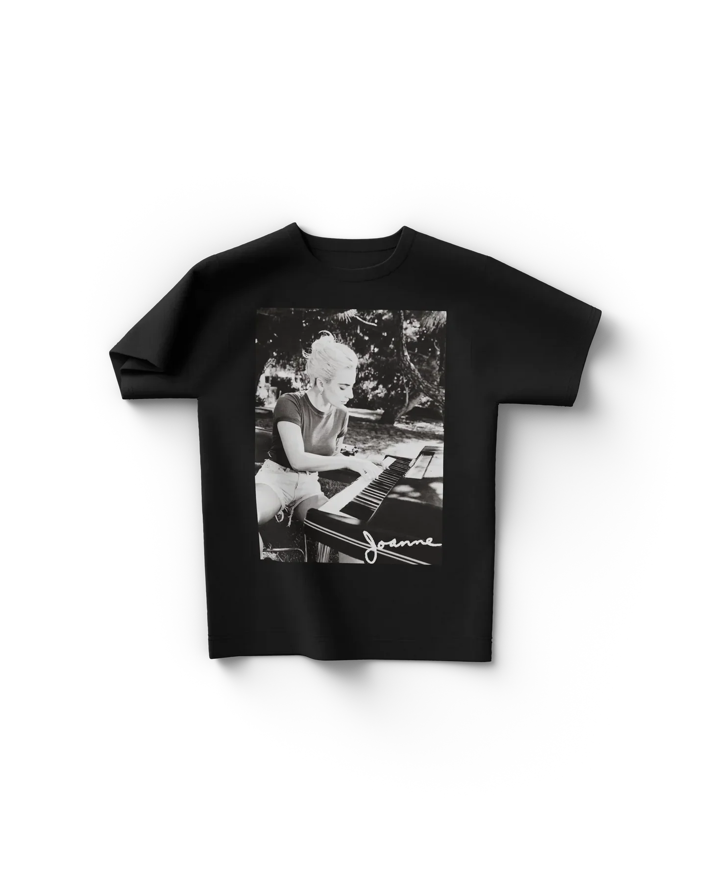 Joanne Piano T-Shirt Lady Gaga Official Limited Merch