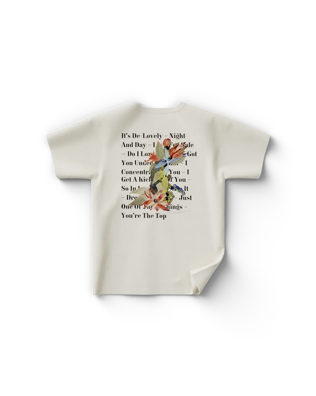 Love For Sale Tracklist T-Shirt Lady Gaga Official Limited Merch