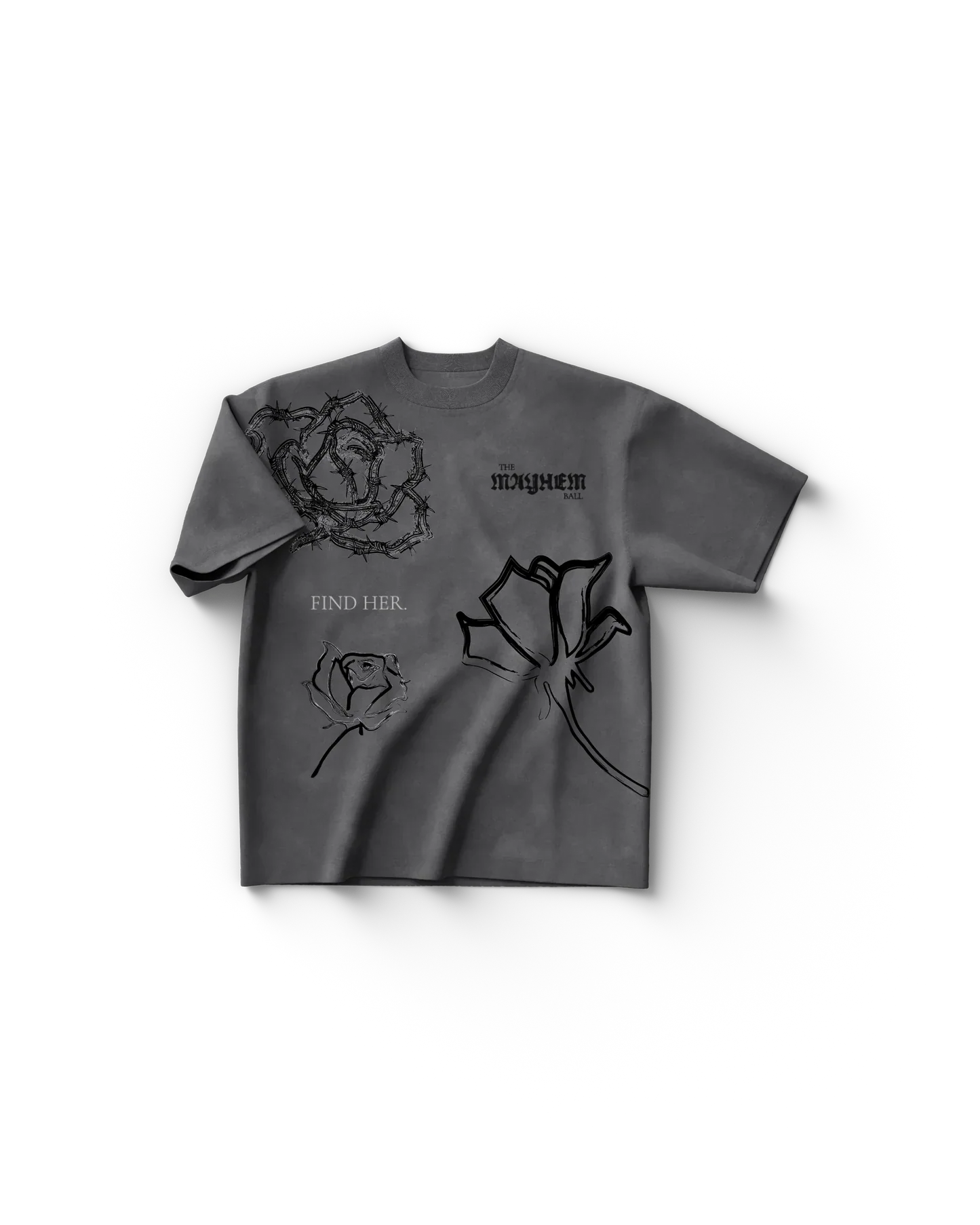 Roses T-Shirt Lady Gaga Official Limited Merch
