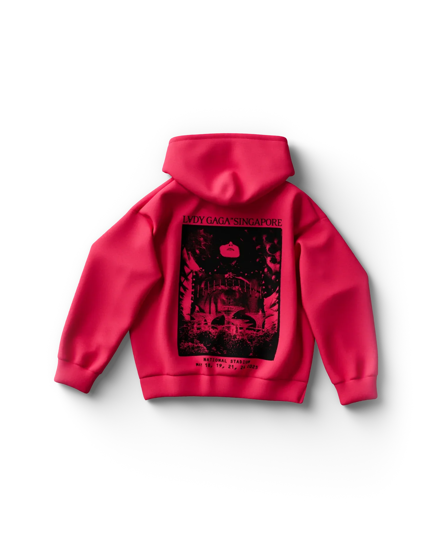 Pink Singapore Hoodie Lady Gaga Official Limited Merch