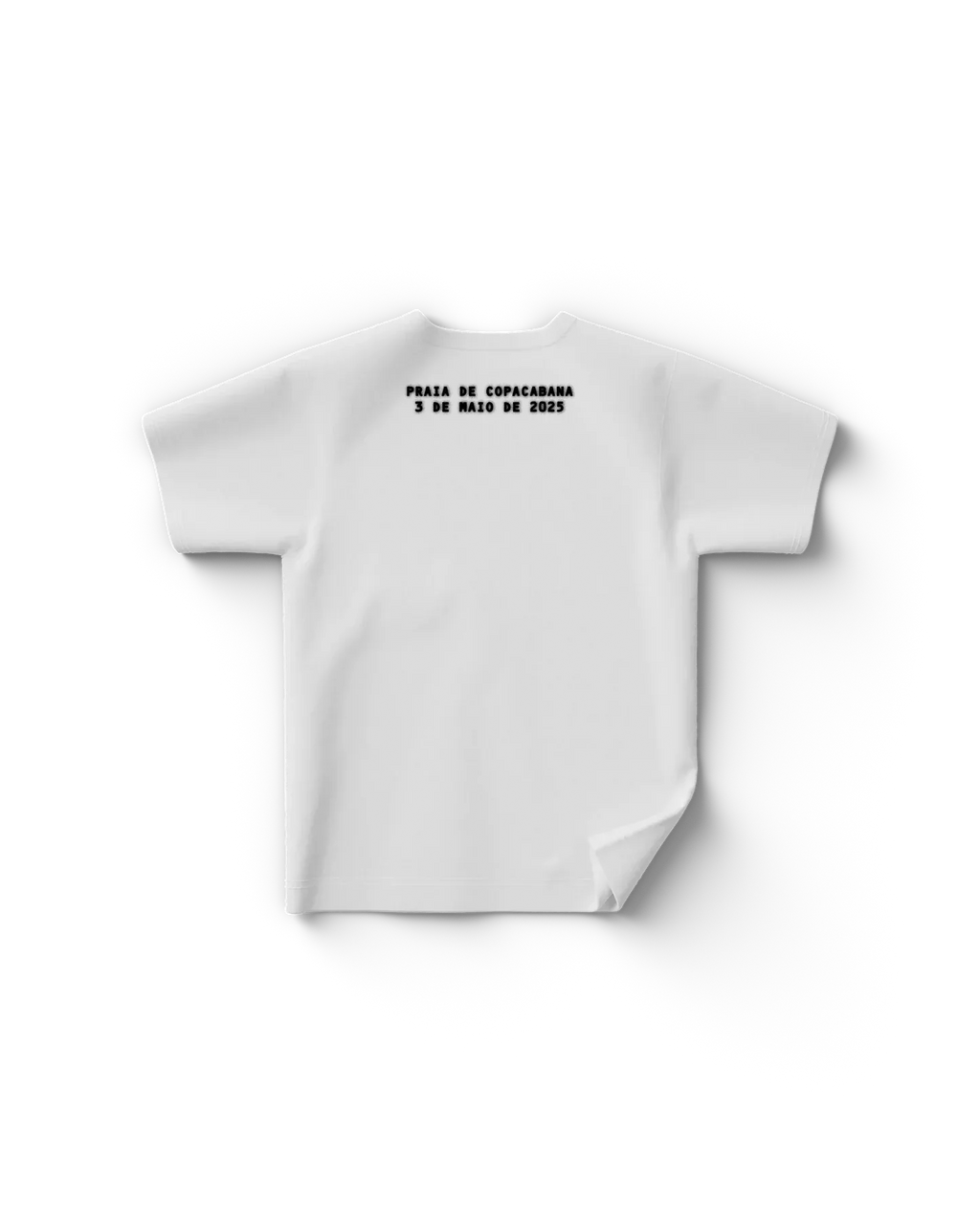White Rio Poster T-Shirt Lady Gaga Official Limited Merch