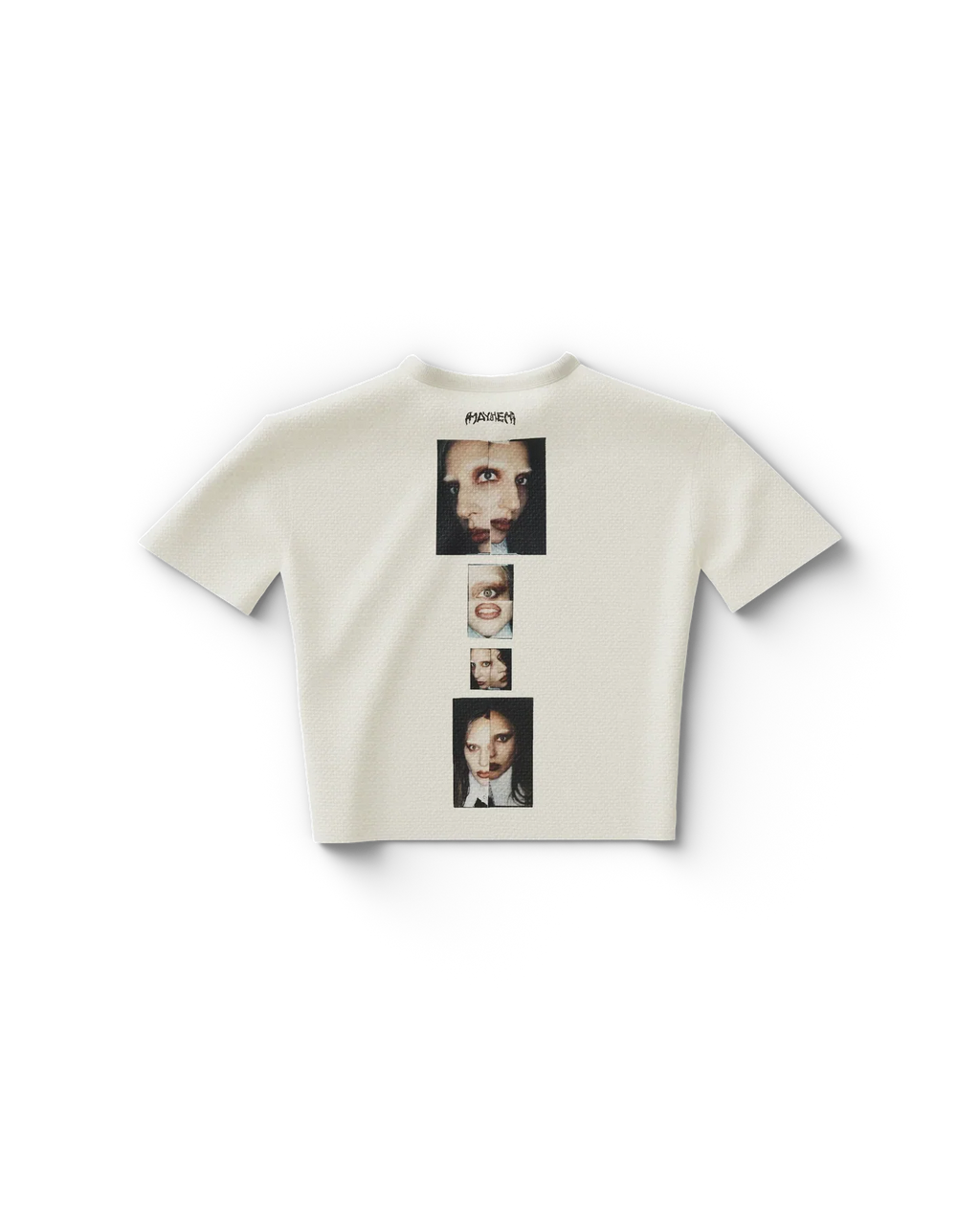 Stacked Photo Baby T-Shirt Lady Gaga Official Limited Merch