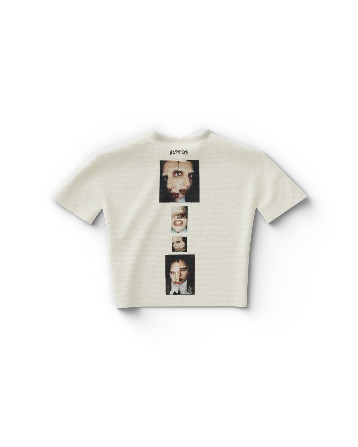 Stacked Photo Baby T-Shirt Lady Gaga Official Limited Merch