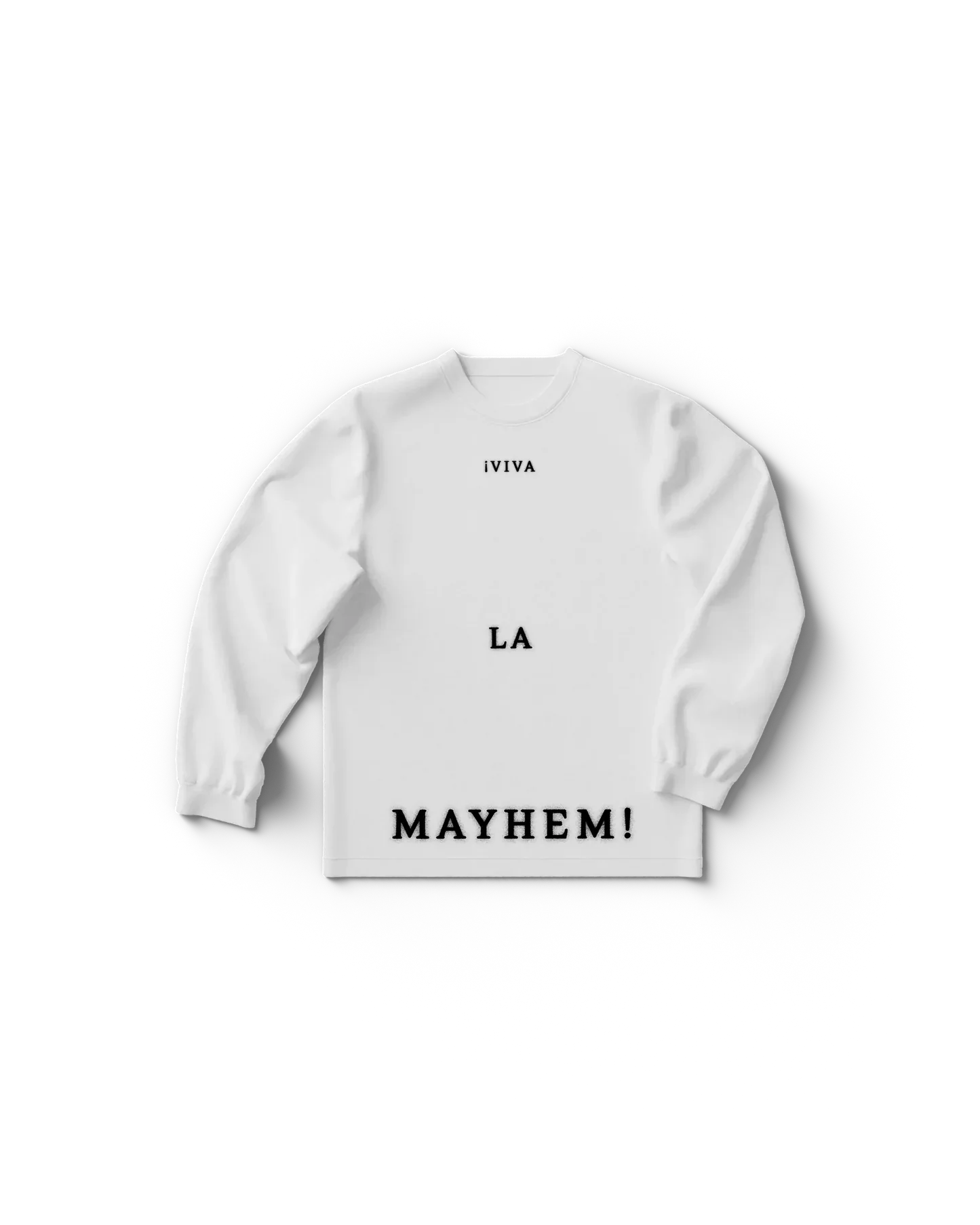 White CDMX Longsleeve T-Shirt Lady Gaga Official Limited Merch